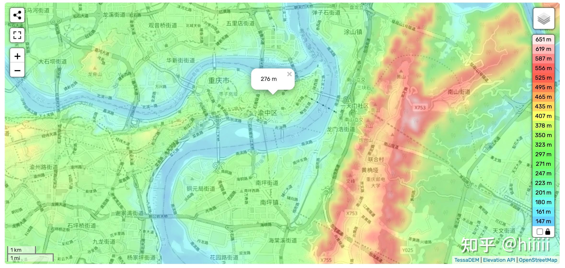 哪些地图可以看海拔? - 知乎
