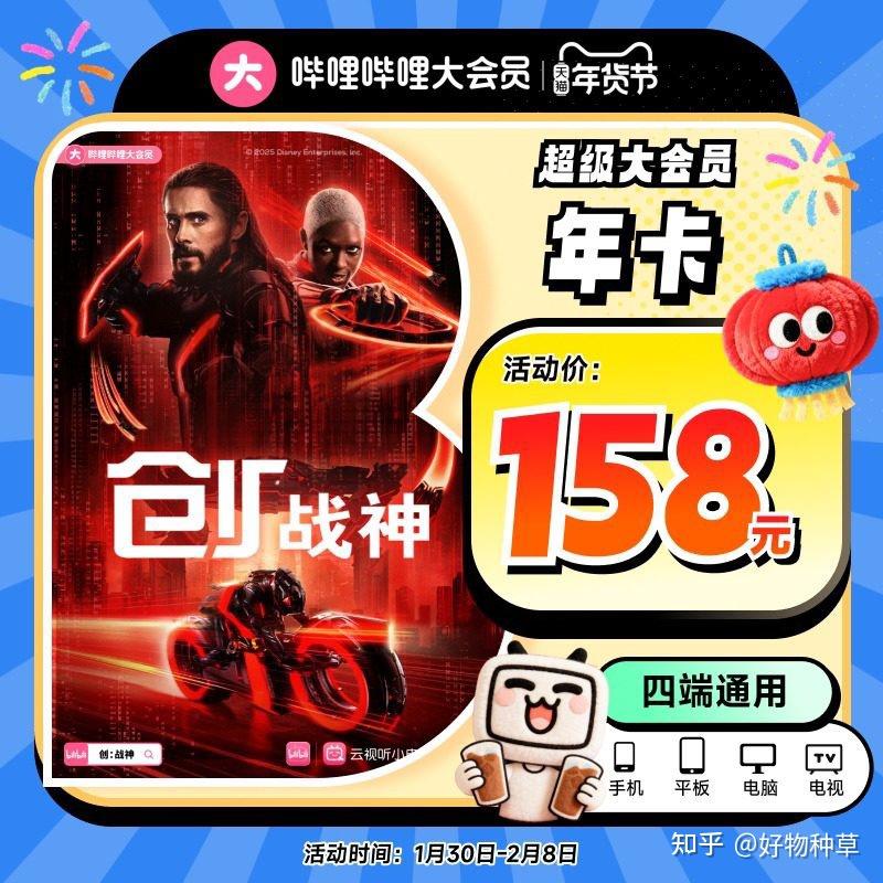 哔哩哔哩大会员和超级大会员年货节有哪些优惠?bilibili 大会员优惠领取攻略! - 知乎
