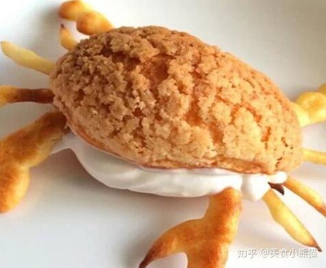 一道不可多得可口点心螃蟹泡芙简单易做酥软可口好吃不胖