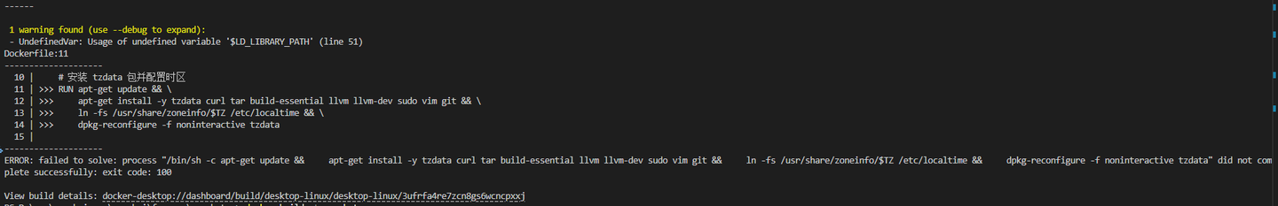 ERROR: failed to solve: process "/bin/sh -c apt-get update... - 知乎