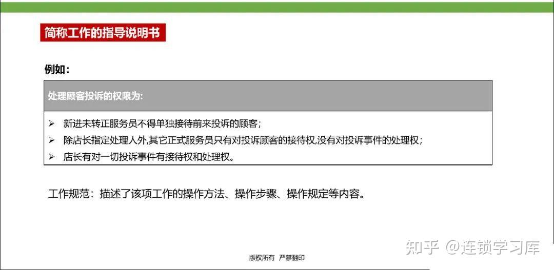 连锁门店丨标准化落地-运营体系（PPT内容） - 知乎