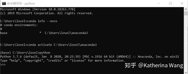 安装anaconda后 如何activate Environment 知乎