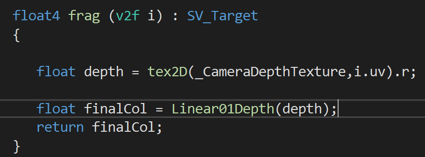 Unity PostProcessing with Depth Texture - PISCOnoob - 博客园