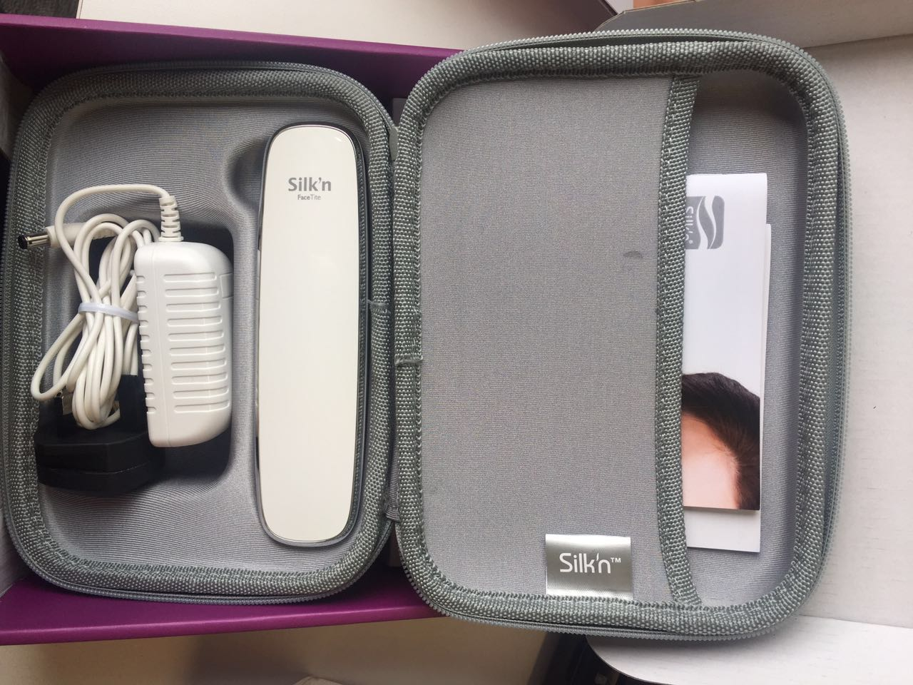 silkn三源射频塑颜仪美容仪器rf射频热玛吉紧致嫩肤美容仪童颜机白色