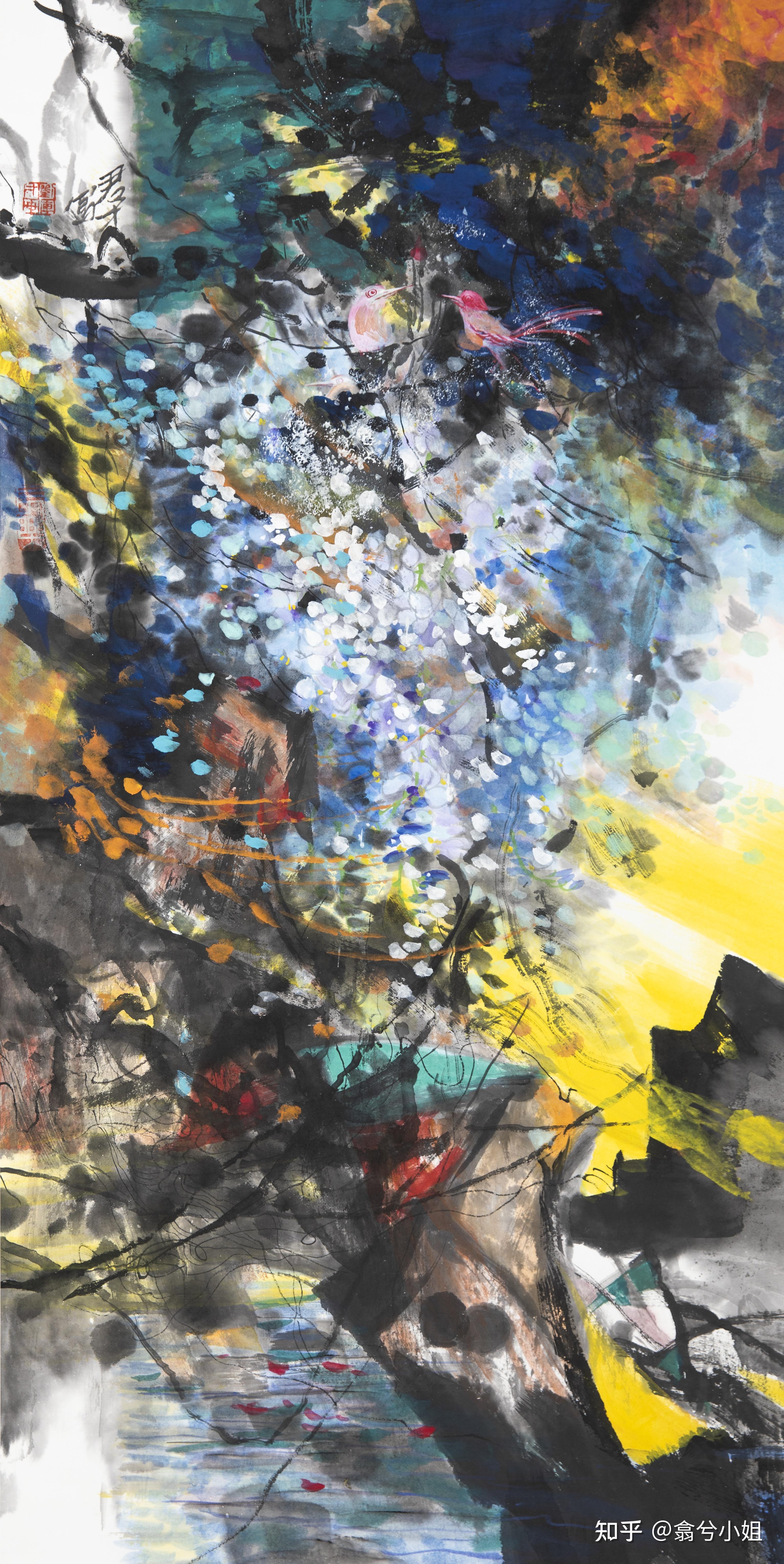 石齐画院新中国画花鸟成就展于石齐美术馆隆重开幕