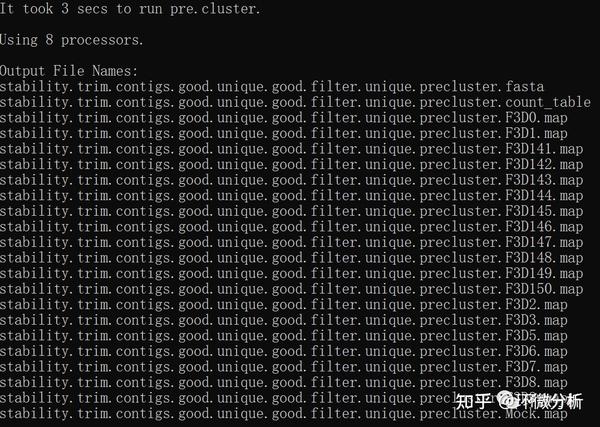 Mothur3_处理改进的序列 知乎