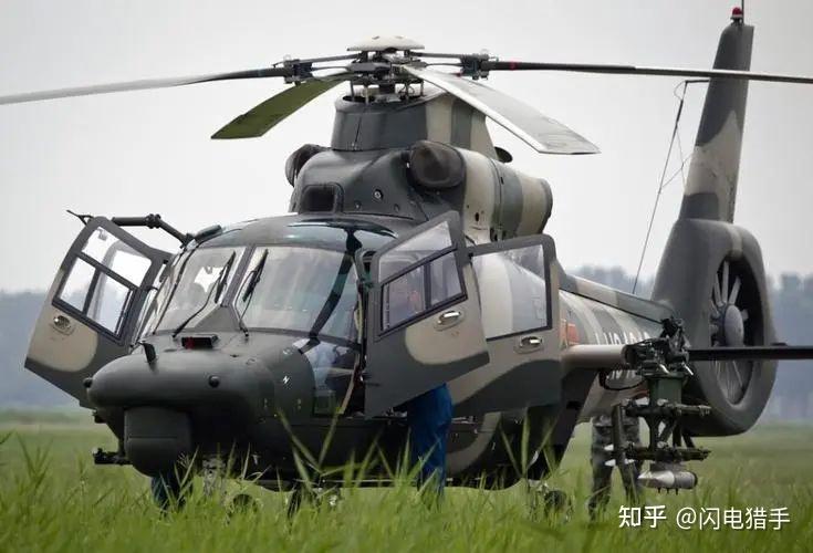 中国海豚直9wz型武装侦察直升机