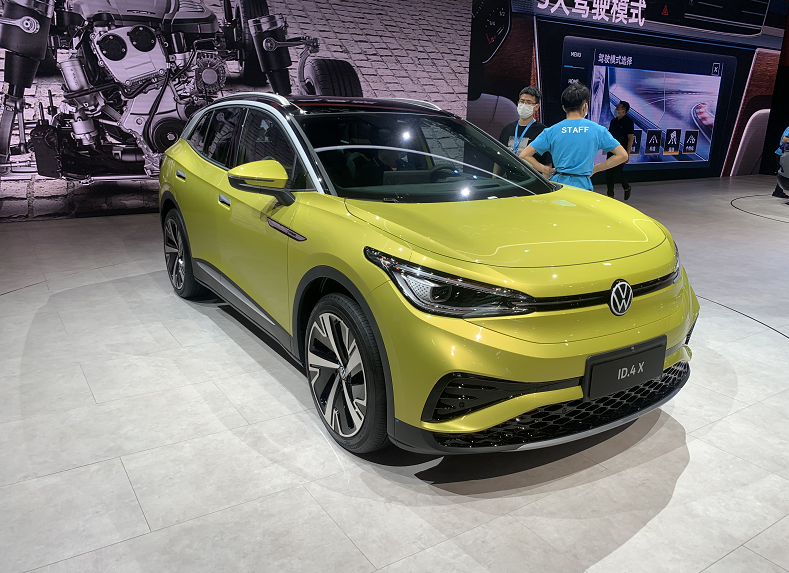 2020广州车展大众光荷4x纯电动suv外观造型很有未来感