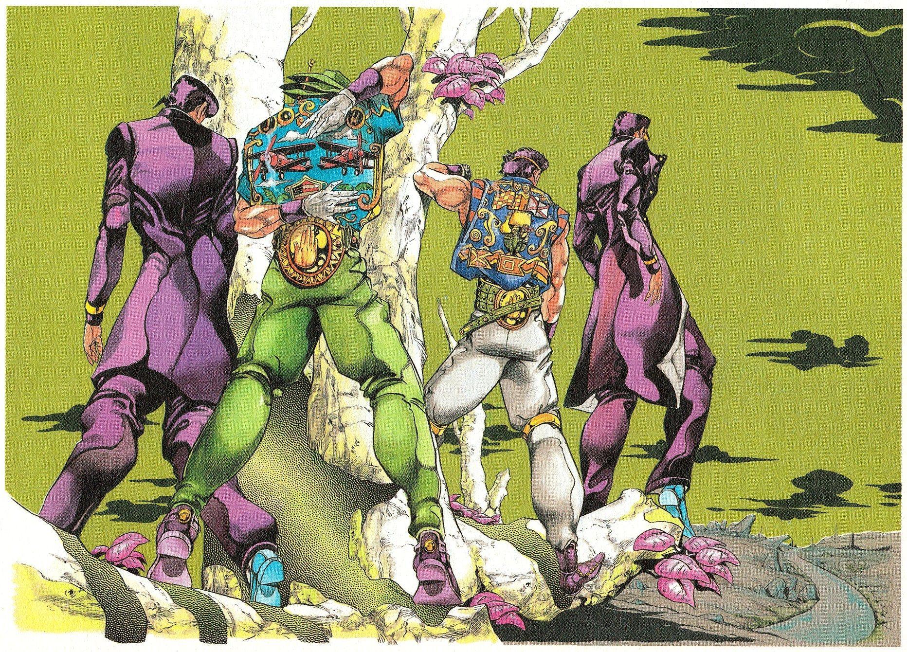 有没有这种类型原画的jojo图片