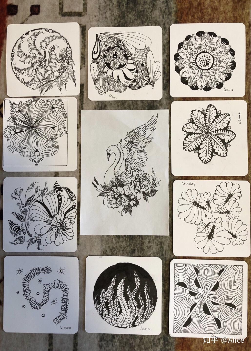 我的禅绕画 - 知乎