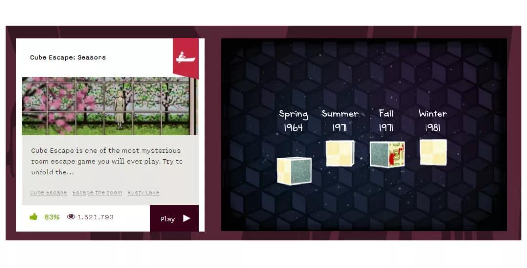 1 Cube Escape Seasons 通关攻略 知乎