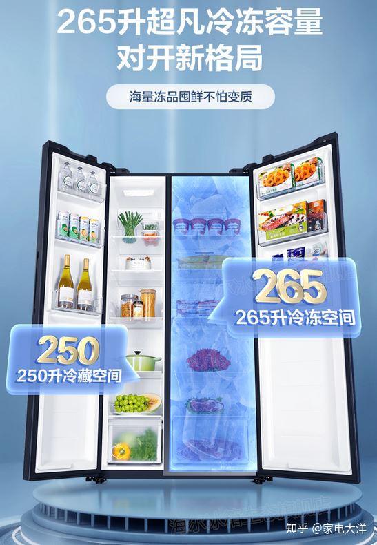 家用有没有冷冻室比冷藏室大的对开门冰箱?