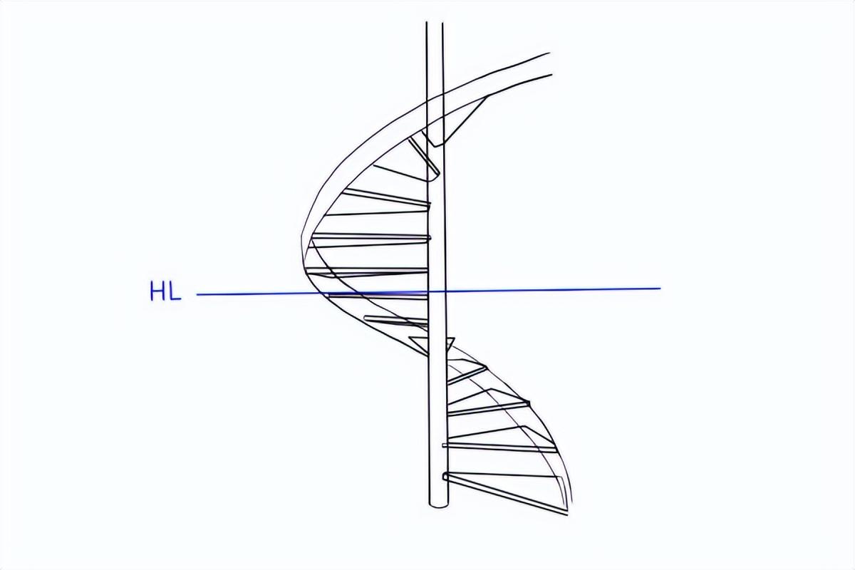 正面楼梯怎么画楼梯和螺旋楼梯的画法