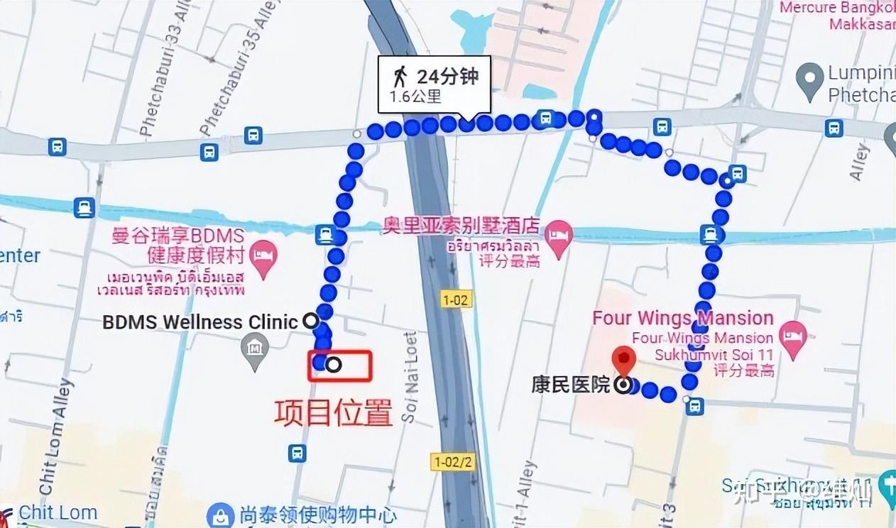 曼谷顶级期房theembassy地铁站550米商场270米公园100