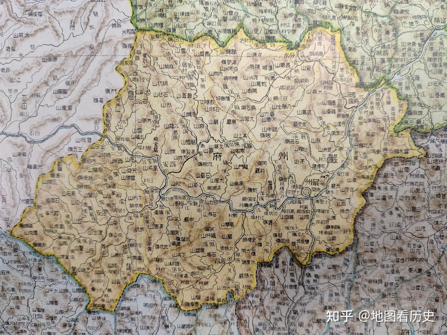 1912年的《浙江省明细全图》 - 知乎