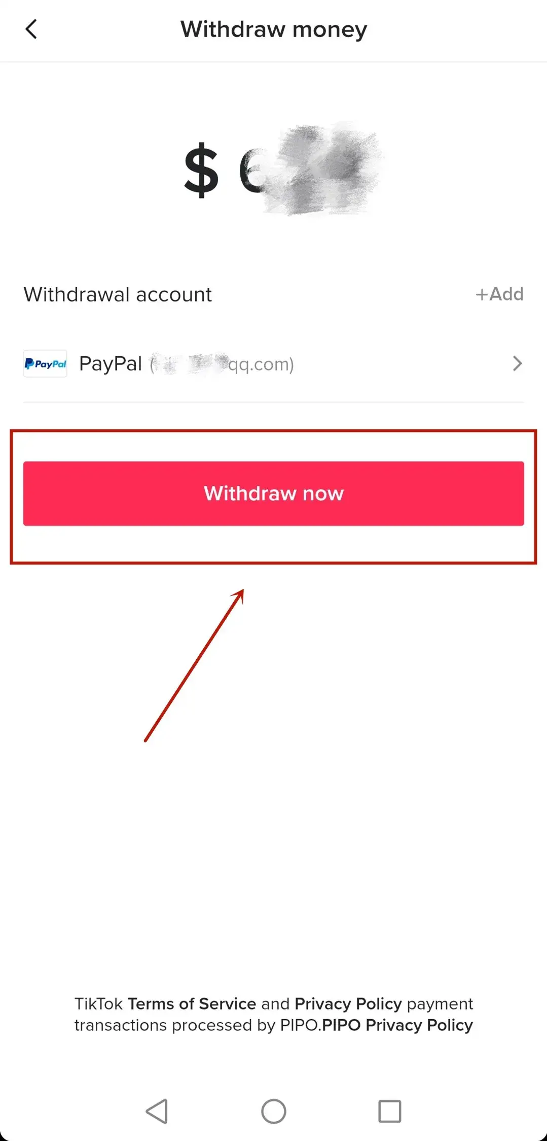 通過balance→paypal→萬里匯→國內銀行卡/支付寶這樣的步驟去提現