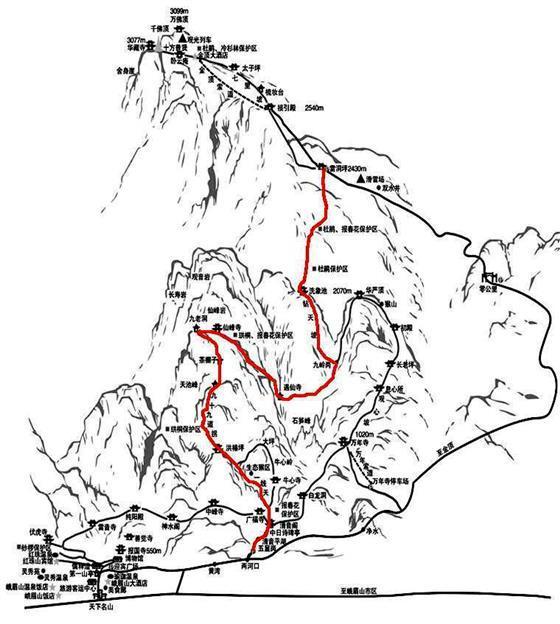 一山有四季十里不同天峨眉山详细攻略