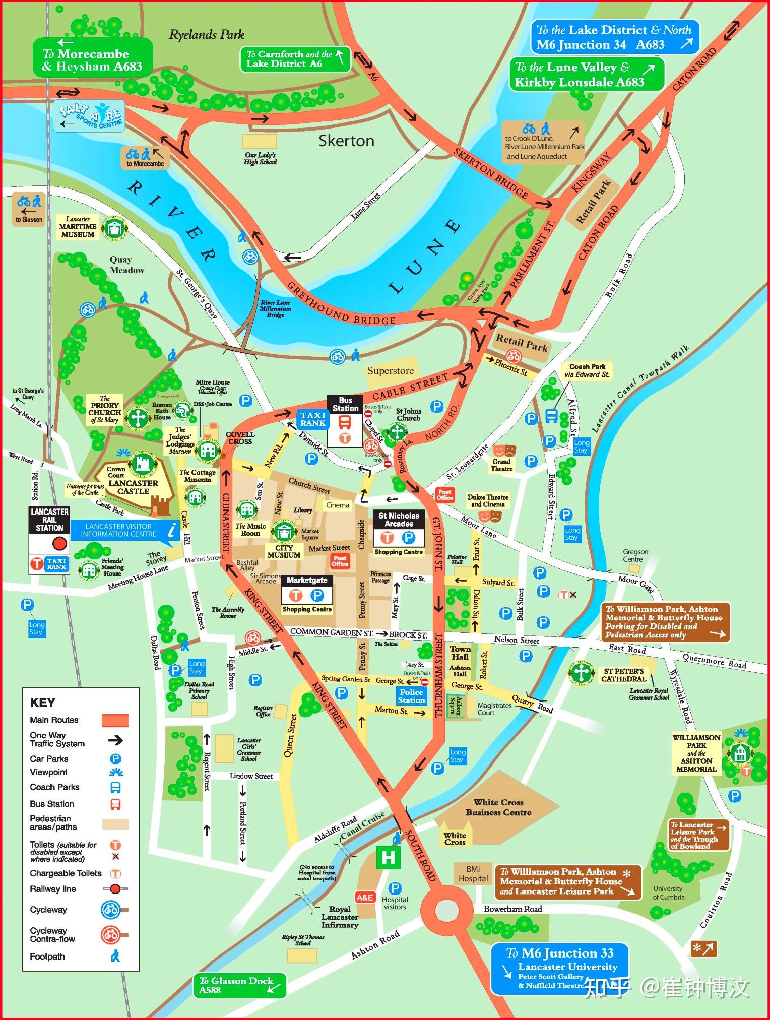 兰卡斯特大学位置地图图片