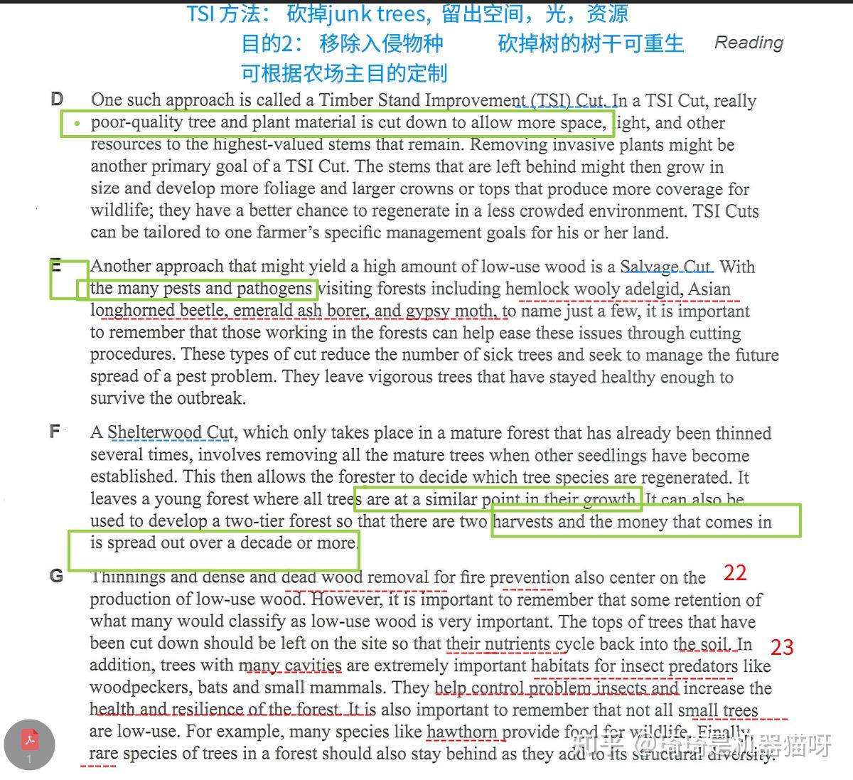 剑桥18 雅思阅读 Test1 Passage 2 Forest Management - 知乎