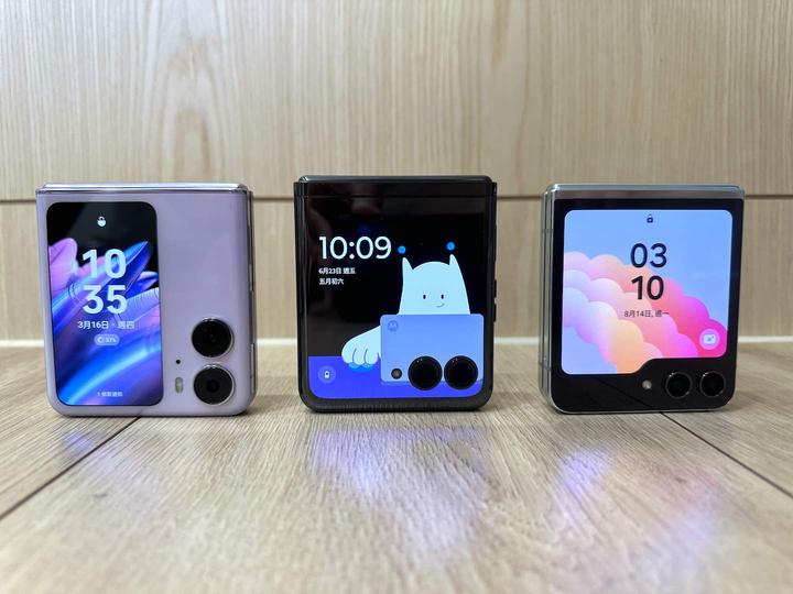 三星折叠手机Galaxy Z Flip5 开箱，与OPPO Find N2、Motorola Razr 40