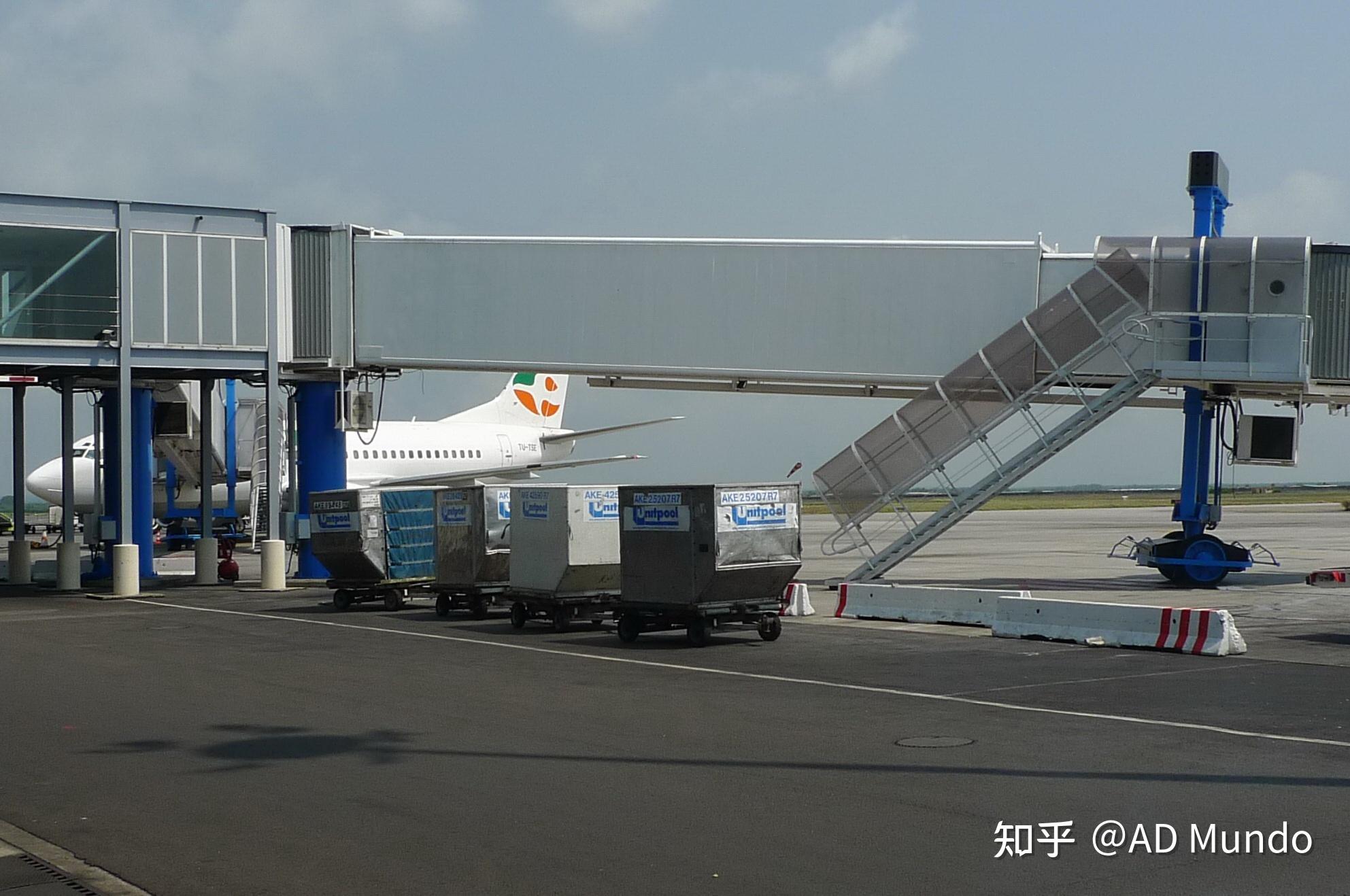 科特迪瓦阿比让机场——门童是大象