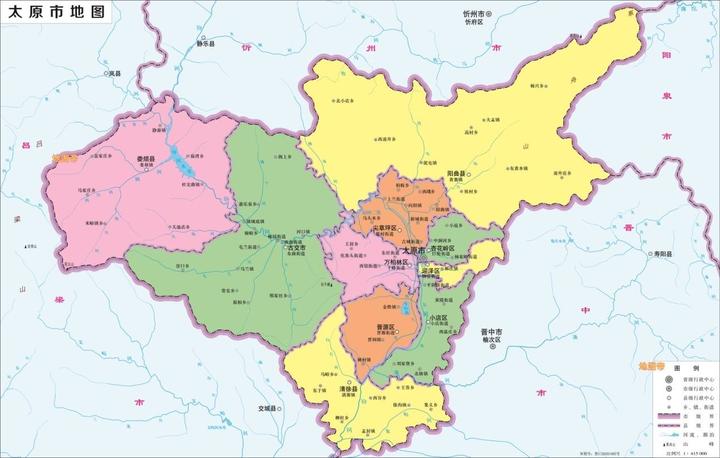 太原六城区地理划分:弄清自己属于哪个区?