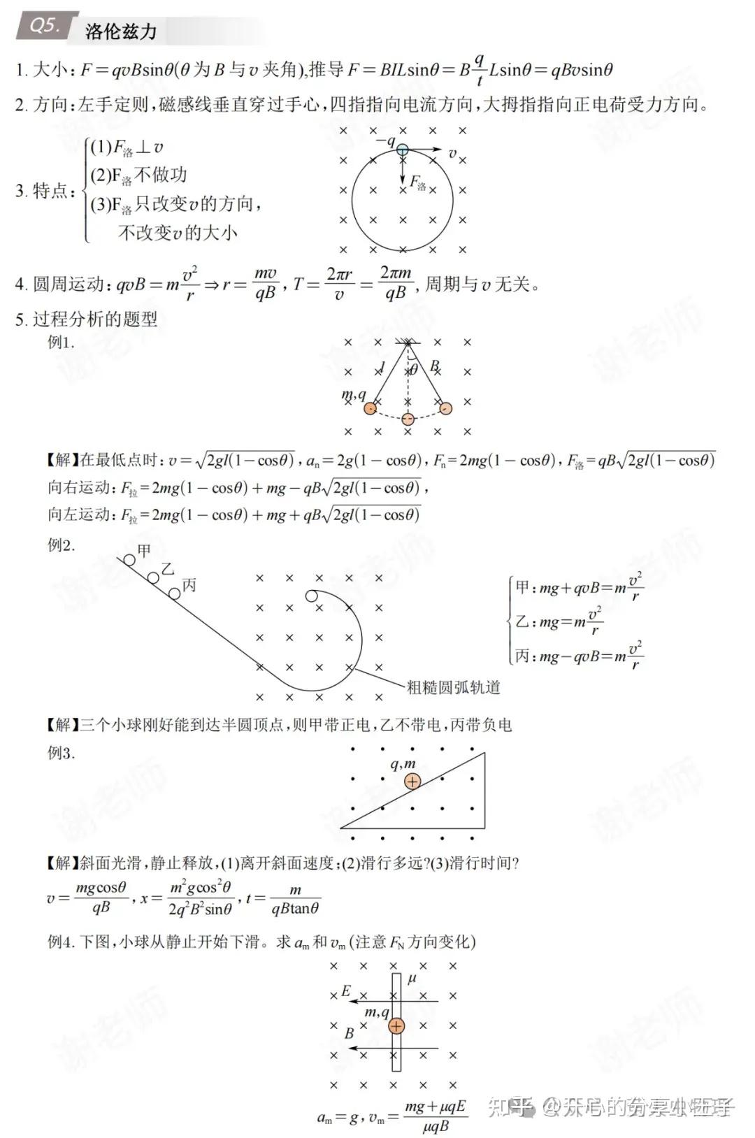 高中物理磁场知识点优秀笔记归纳总结