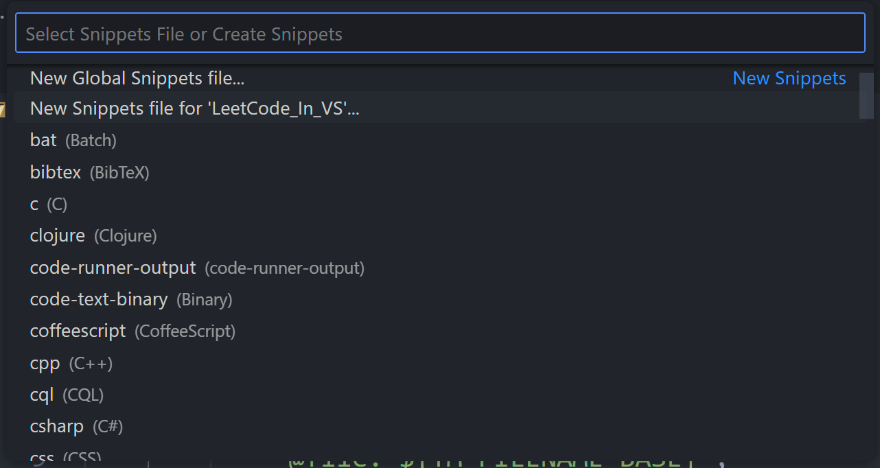 VSCODE创建代码片段 User Snippets - 知乎