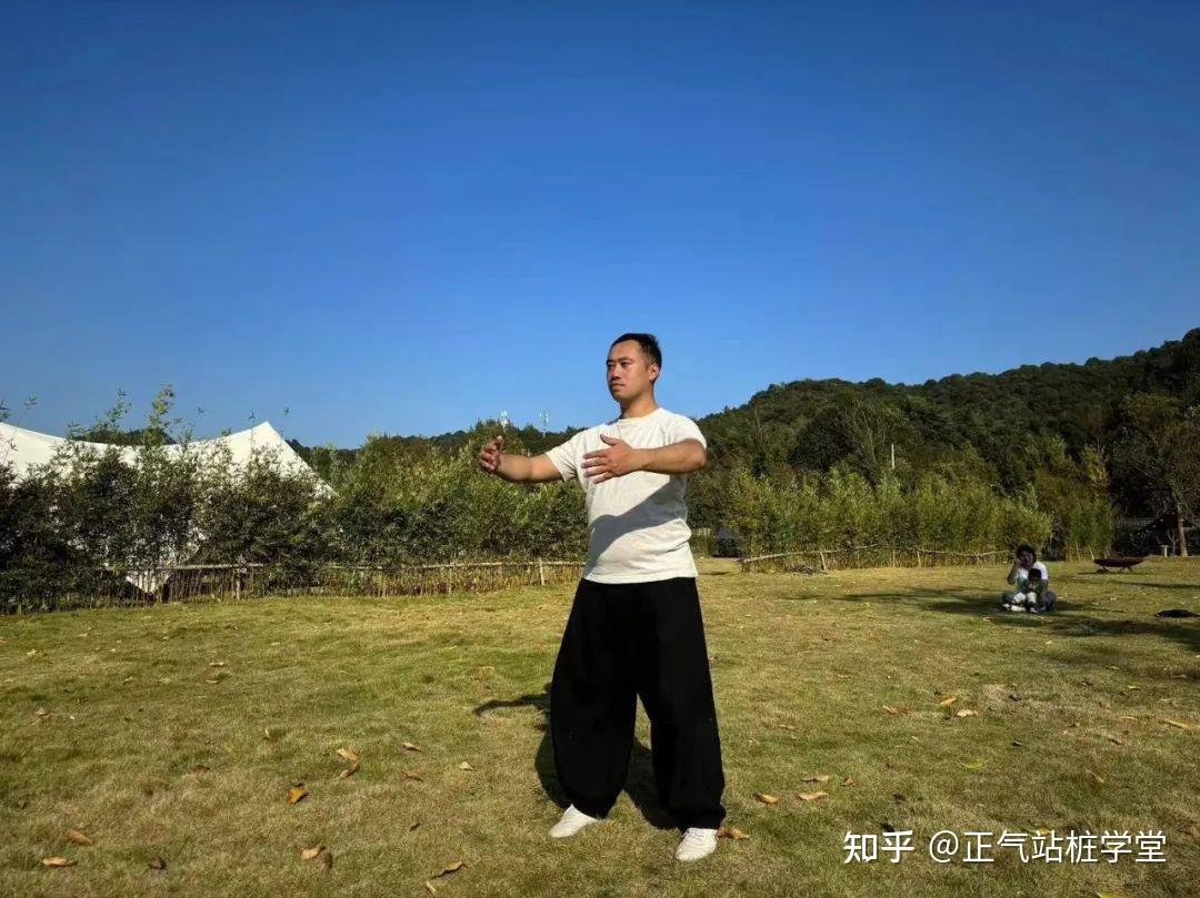 【站桩教学】站桩三体式和混元桩的区别 - 知乎
