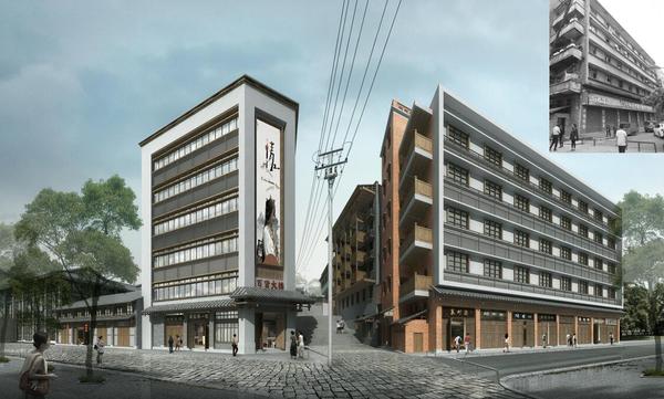 老旧建筑改造案例分享丨江津白沙镇滨江路沿线建筑改造提升城市品质