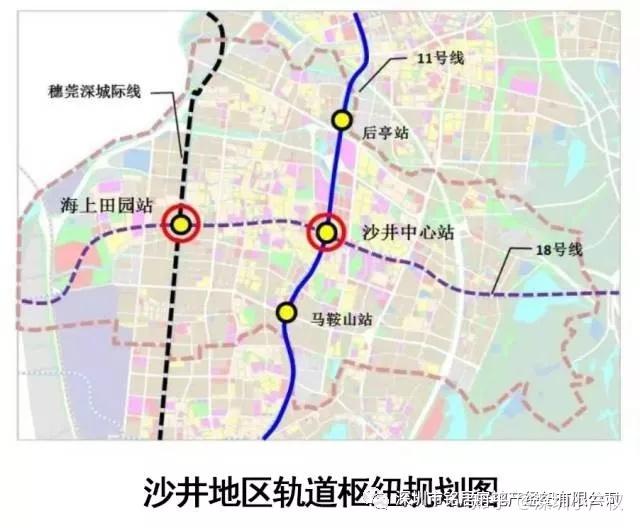 沙井西站轻轨线路图图片