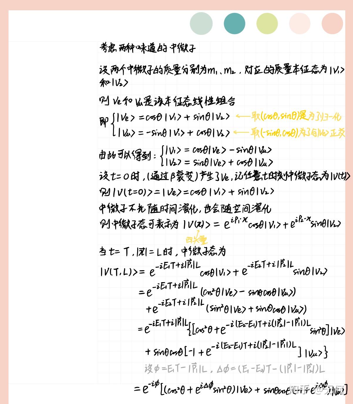 【粒子物理笔记】第五章 中微子振荡 - 知乎