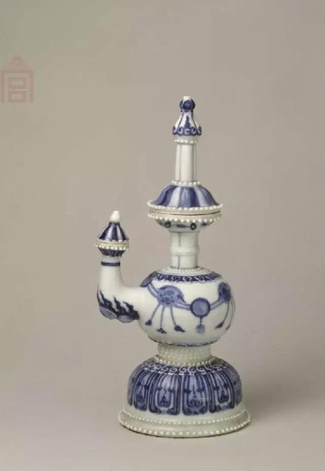 中国古玩 康熙年製 人物 風景 青花 染付 花入 中国美術 清代