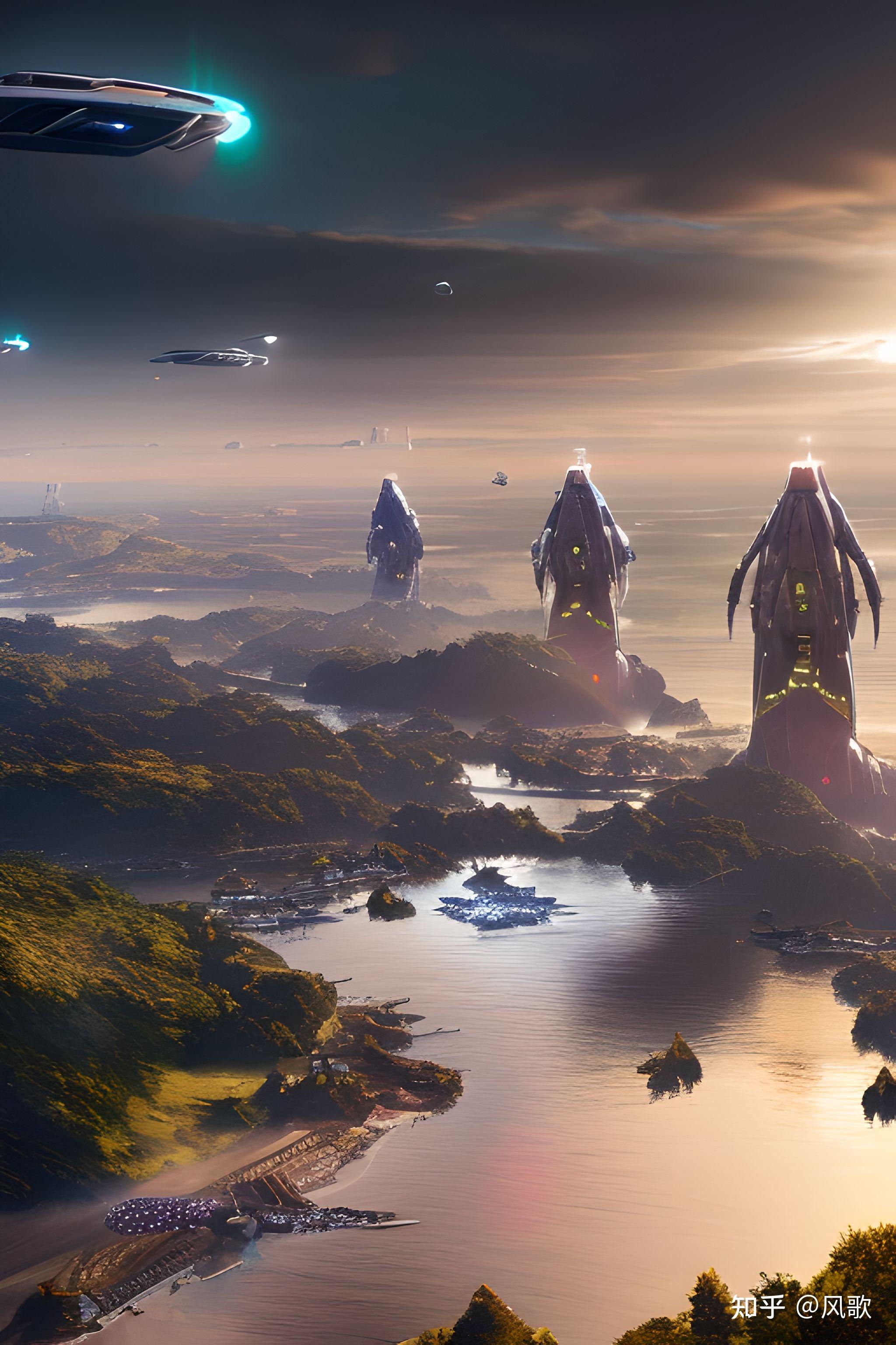 用ai画了一波科幻图片,无限扩张的科技世界stable-diffusion - 知乎