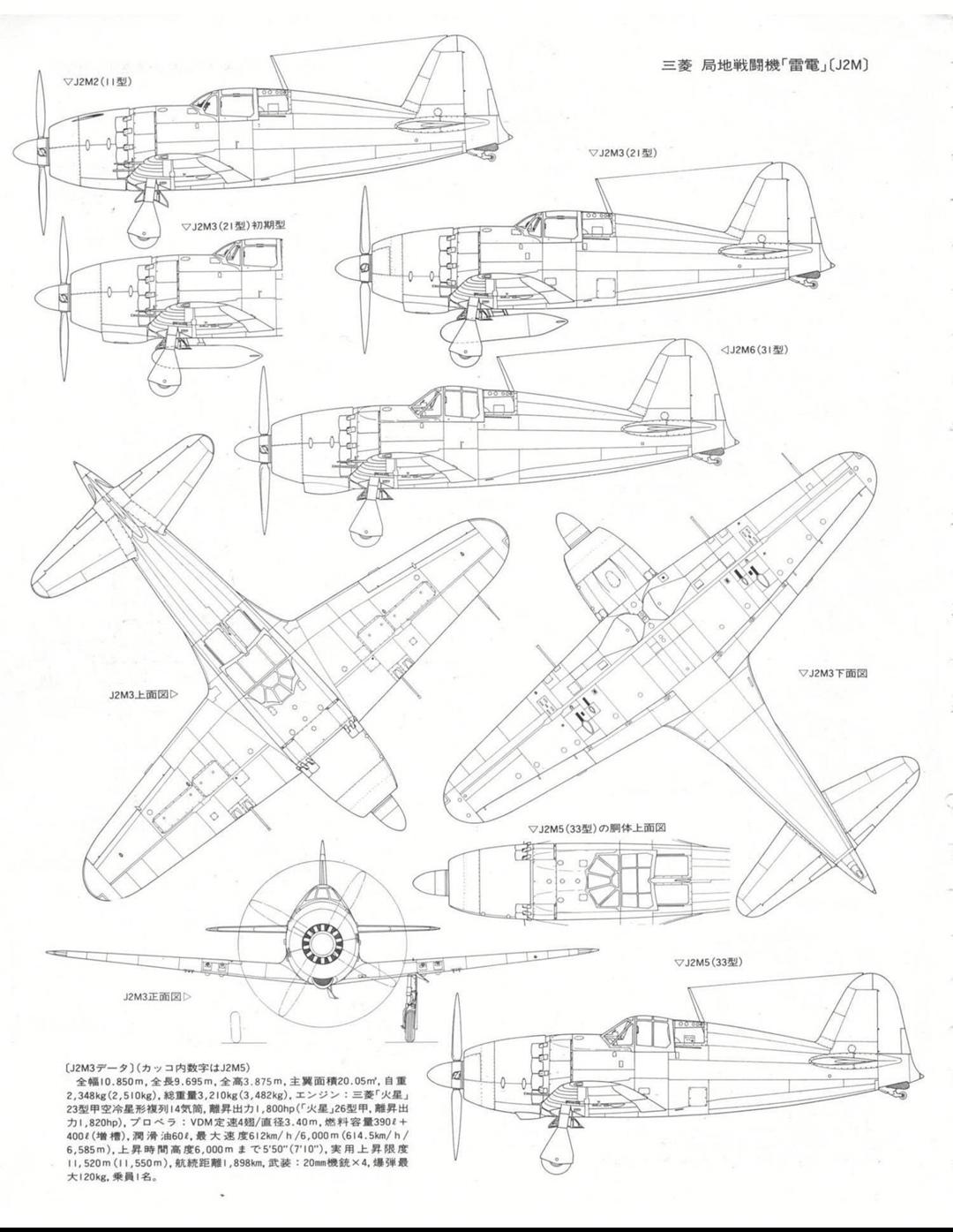 二战日军局地战斗机j2m雷电和美军p47d雷电性能谁更占优?