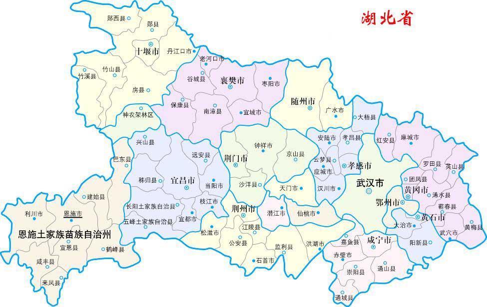 湖北县级市场商圈概览已开业部分