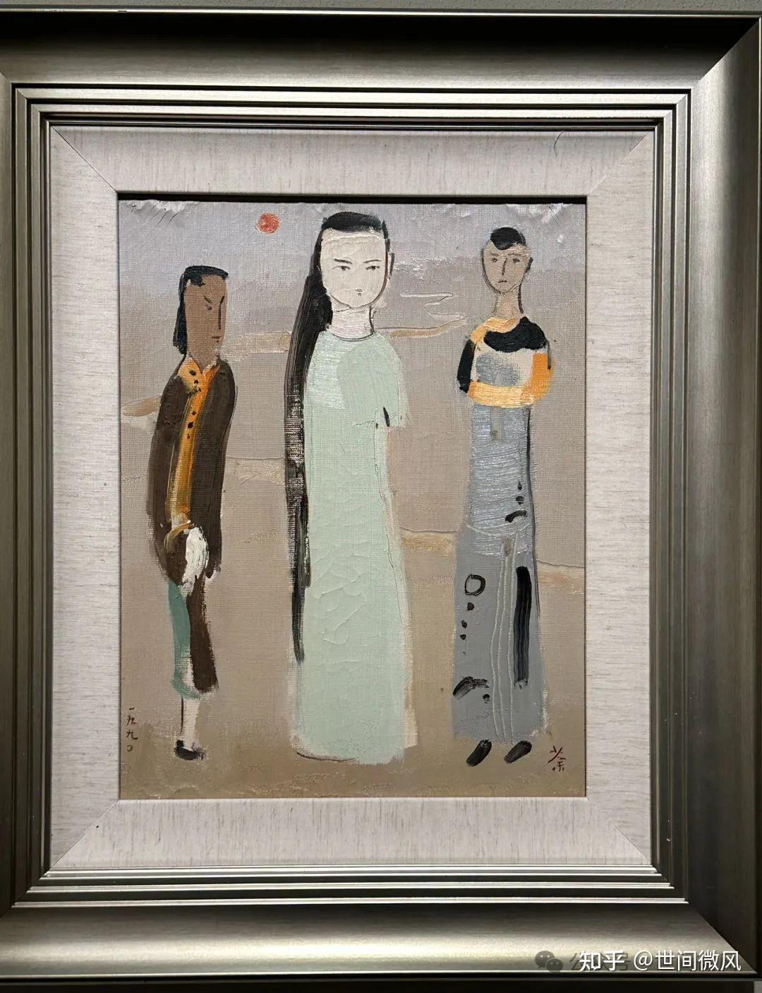 吴冠中眼中的赵无极潘玉良等插图均为吴冠中作品