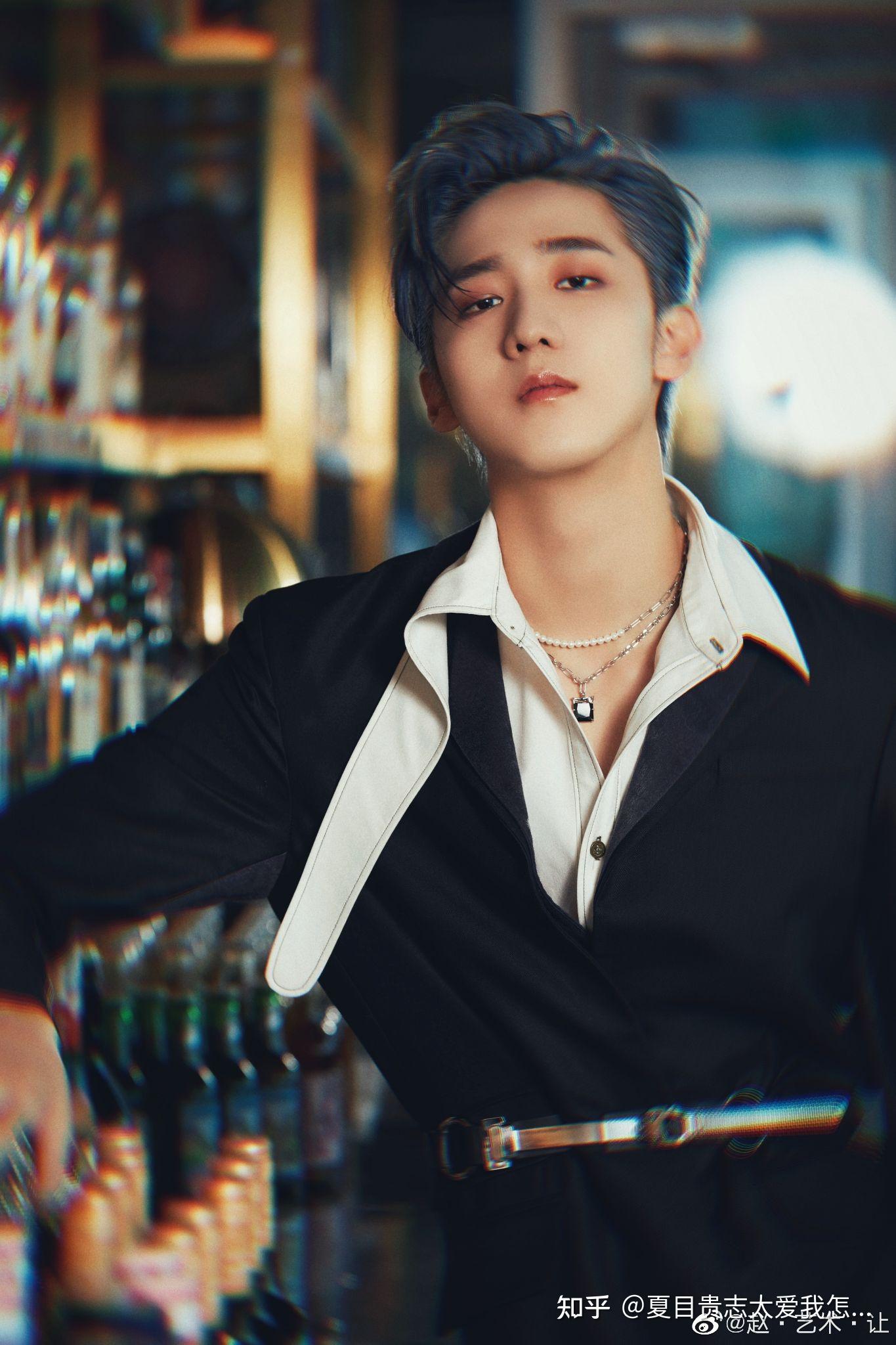 追星女孩们有男星蓝发造型的照片吗