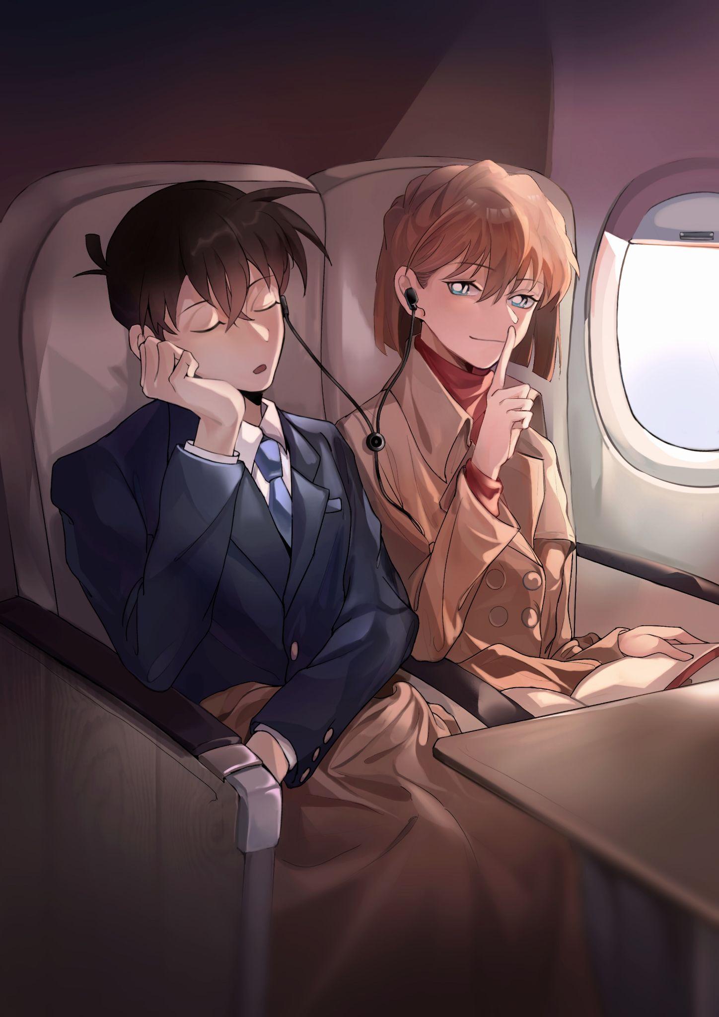 有没有柯南和灰原哀的情侣头像