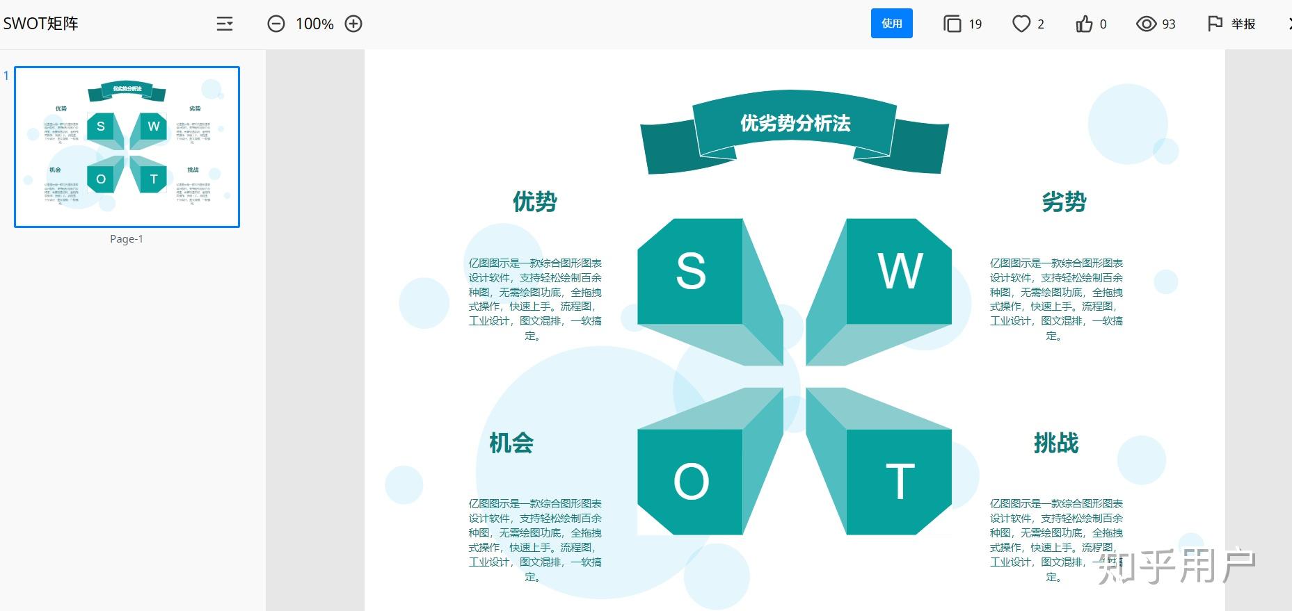 swot分析图是怎么做的？ ? - 知乎