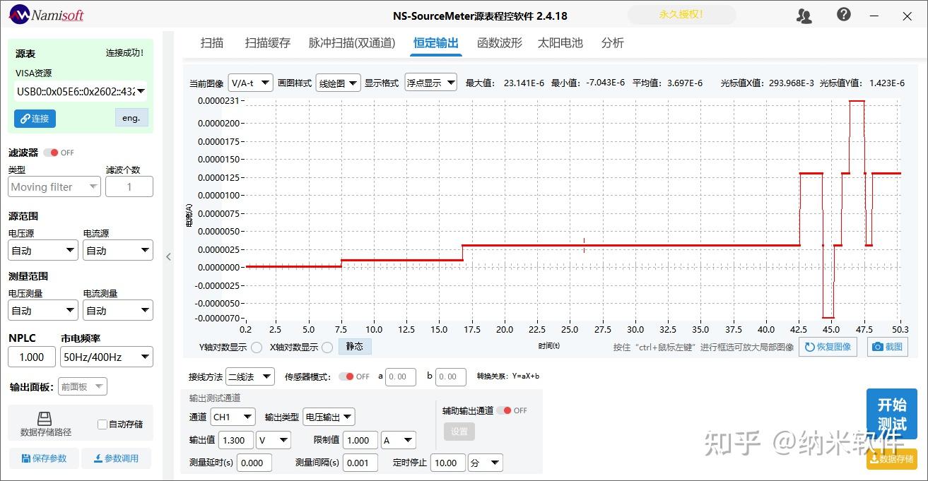 Keithley吉时利2400/2450源表6430皮安表测试软件NSSourceMeter 知乎