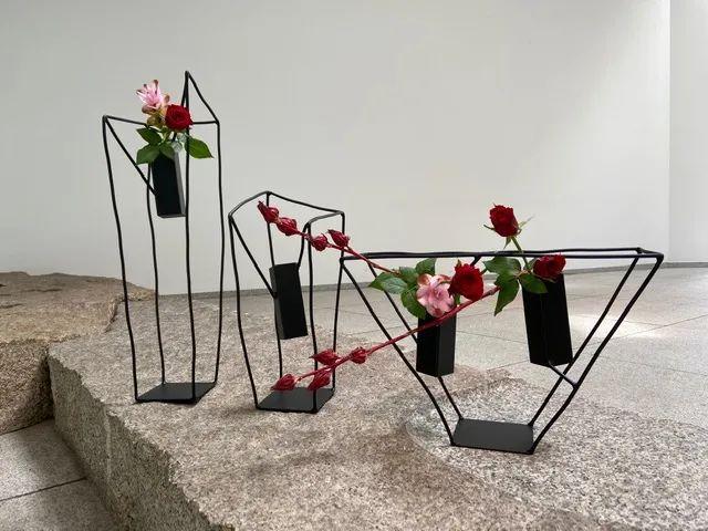 花生 草月流宗家勅使河原宏作？ 作家物 花瓶 華道 生花 花器 花