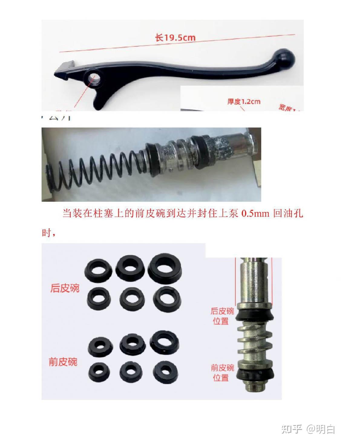 液压碟刹原理图解 - 知乎