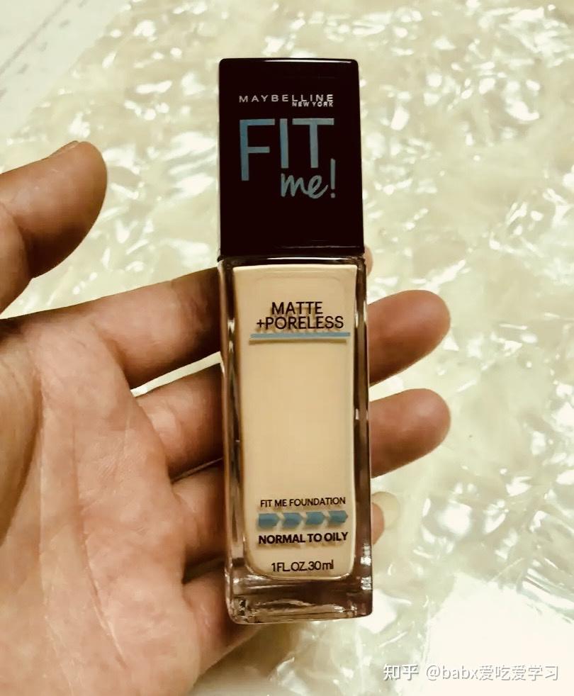 no.1 美宝莲fitme粉底液哑光版