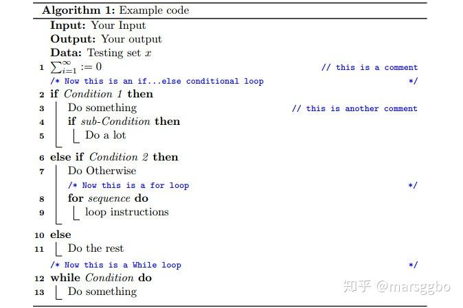 Latex 算法怎么写？（二）：算法代码示例 - 知乎