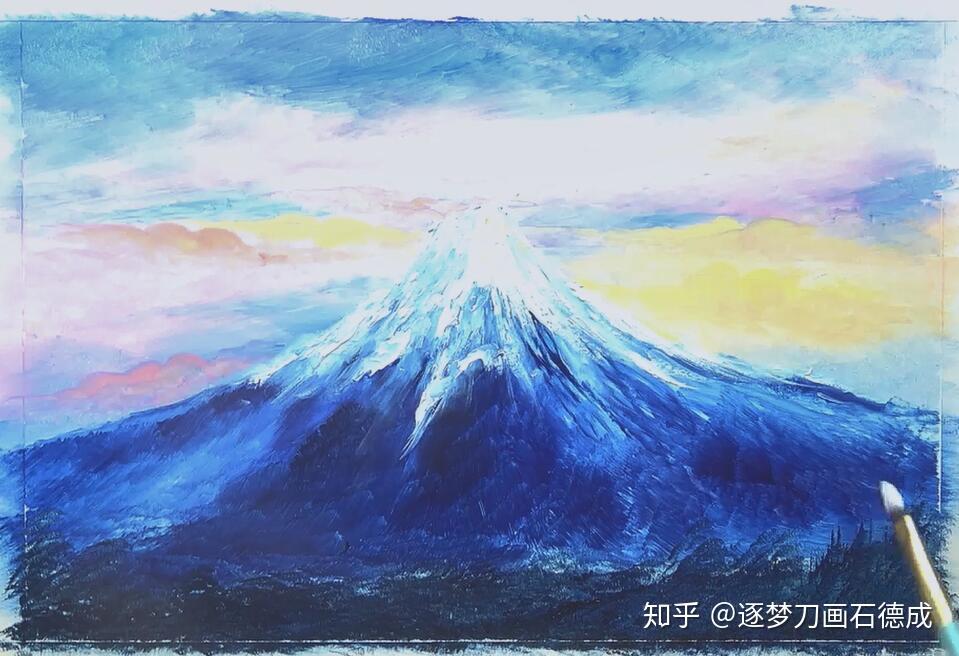 绘画教程60—3步教你画一幅浪漫的冰山