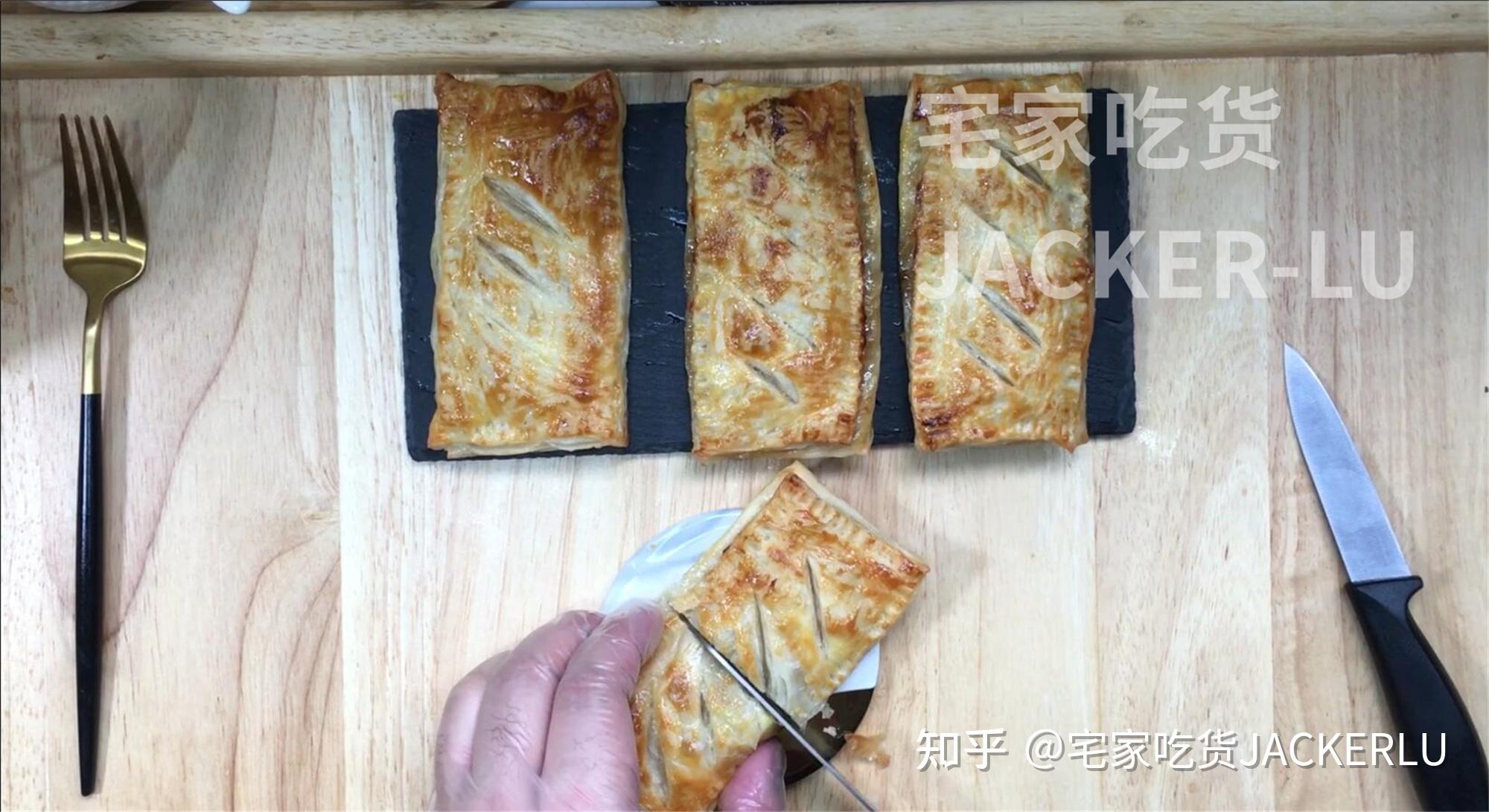 手抓饼果酱派制作方法超级简单吃起来脆脆甜甜哒超级好吃