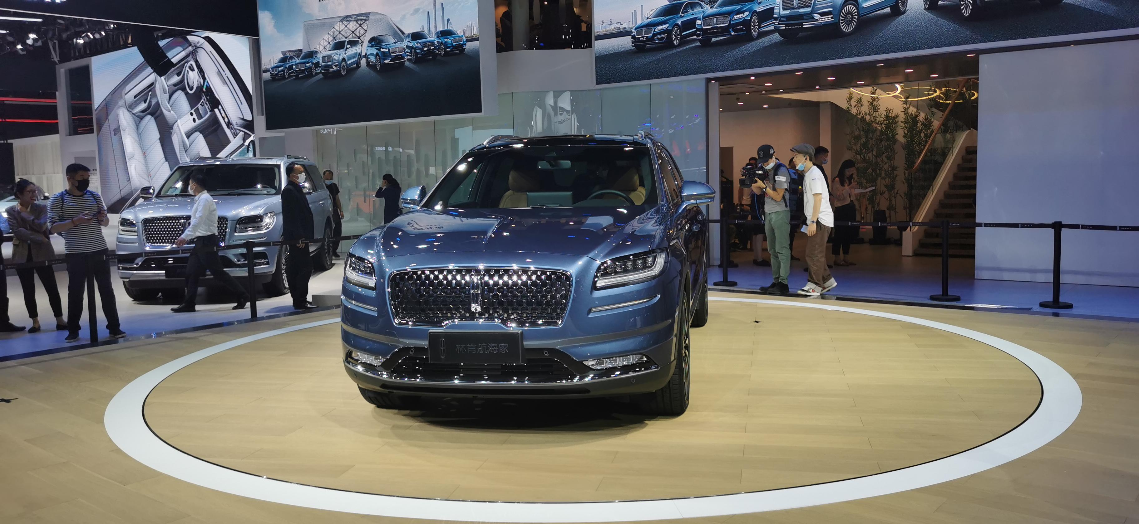 广州车展速递实拍解读国产林肯航海家nautilus