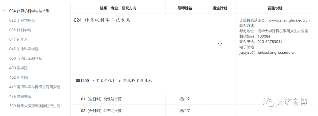 清华大学2023年博士生(十一月)招生专业目录! - 知乎