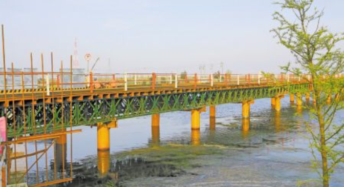 为了你们爱吃的大闸蟹世界第一长桥路过阳澄湖时这么修